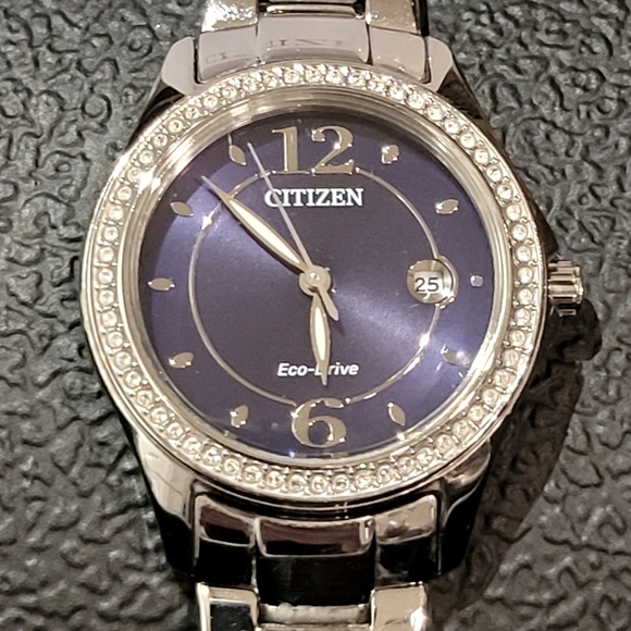 CITIZEN Eco-Drive Silhouette Crystal WatchCITIZEN Eco-Drive Silhouette Crystal - Picture 1 of 8